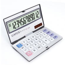 12 digit promotion calculator/Aluminium calculator/OEM calculator foldable model